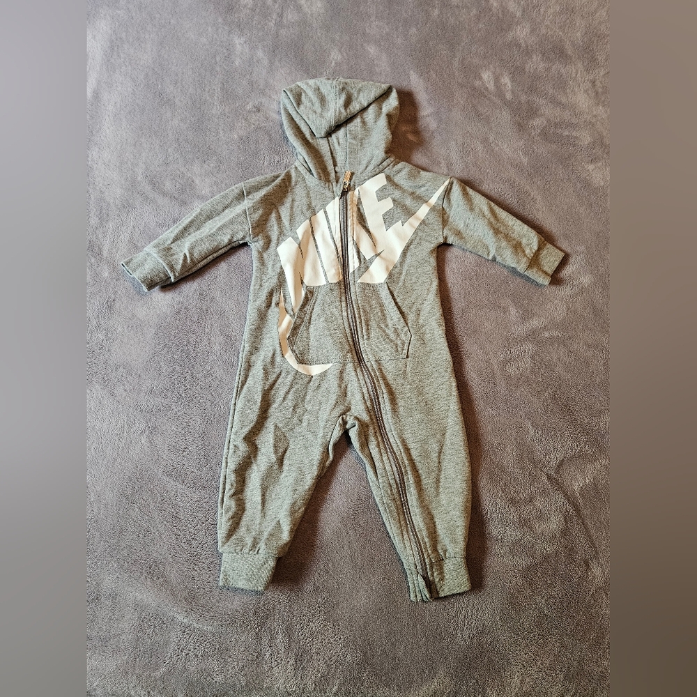 Nike Gray Baby One Piece